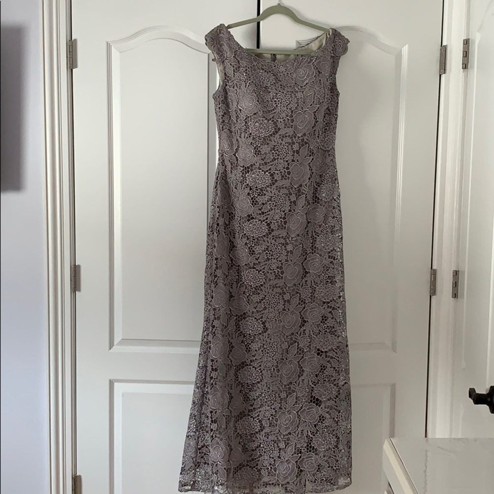 Size 10 Grey lace dress